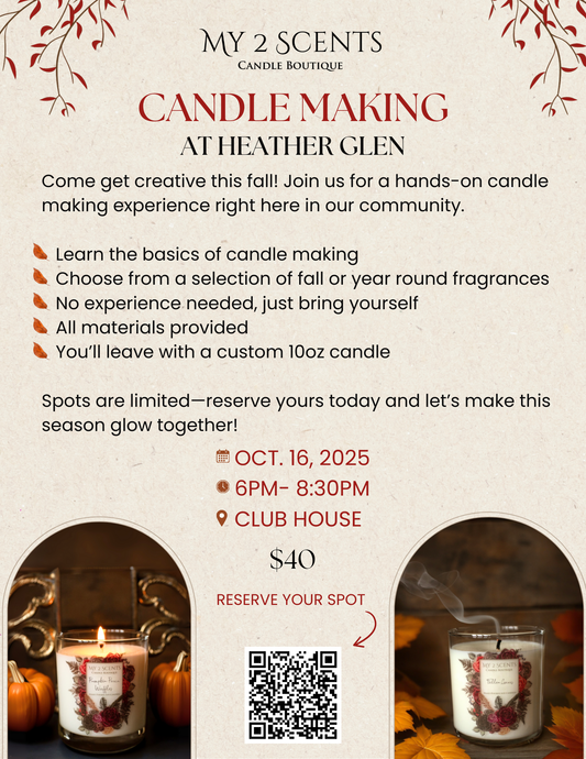 Candle Making at Heather Glen