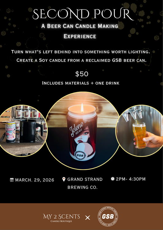 Second Pour: A Beer Can Soy Candle Making Experience